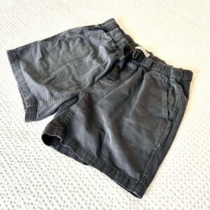 Outerknown Twill Trail Short - Faded Black, Men’s Size M